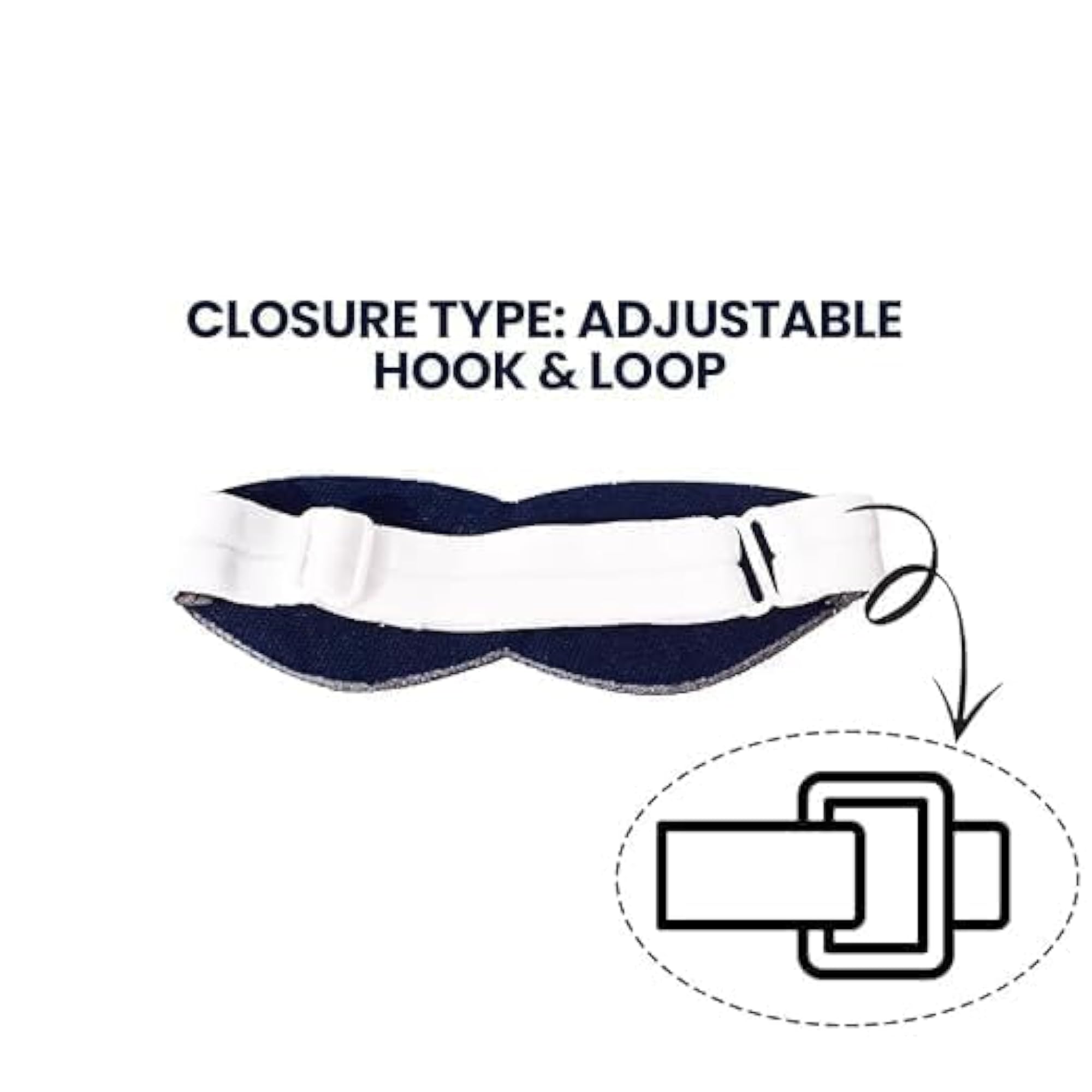 Baby Sleep Eye Mask, Soft Adjustable Light Blocking Cover